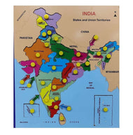 India Map Pin Board