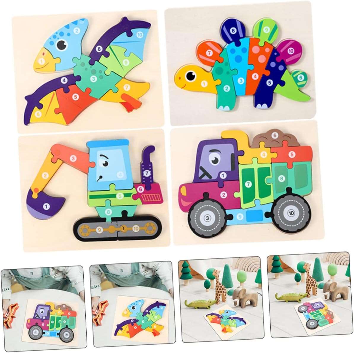 123 Shape Puzzle - Big ( 1 pc)