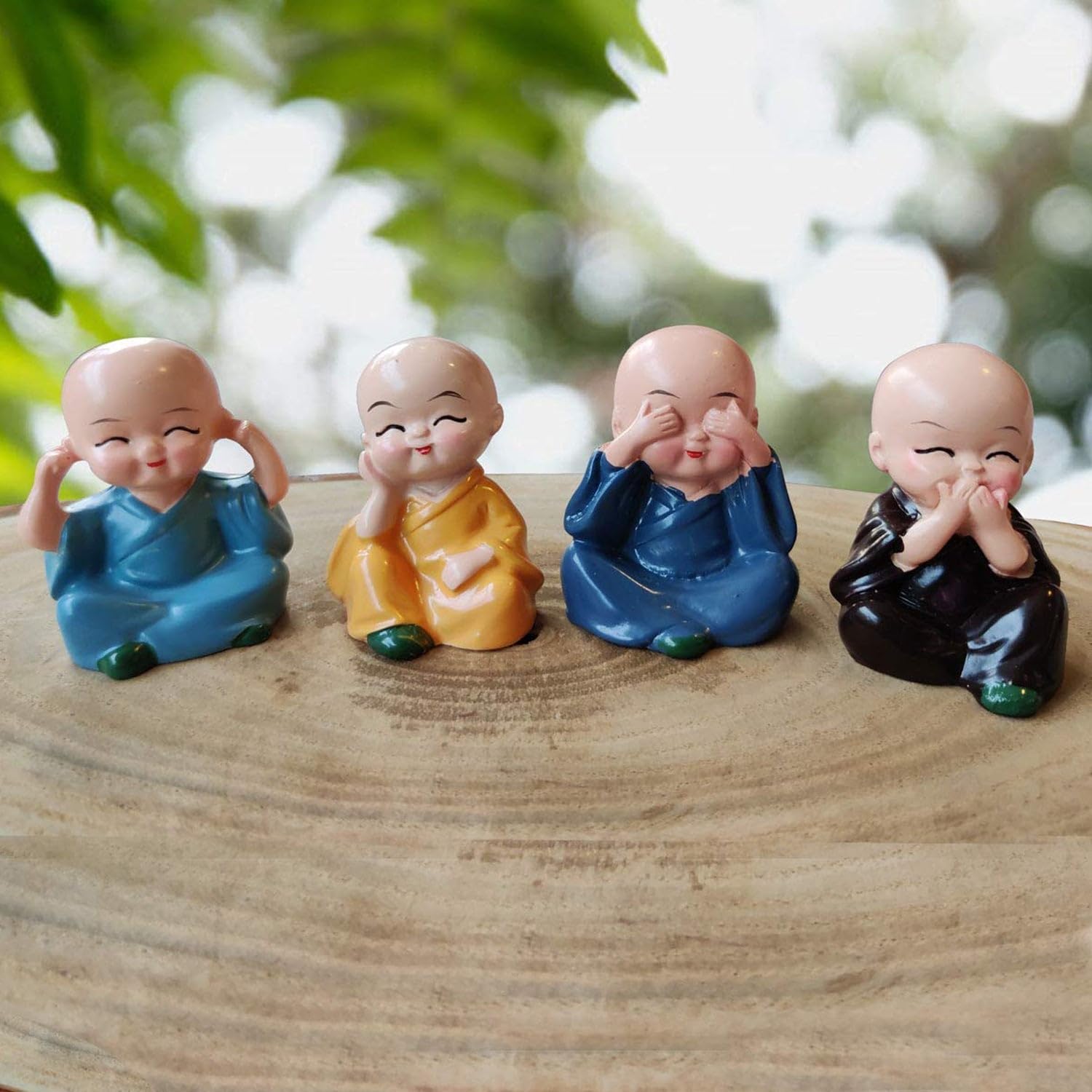 Buddha Monk-Set of 4 (Home Decor)