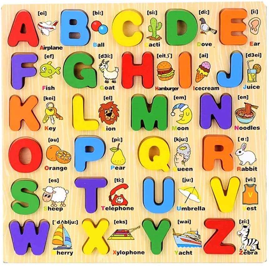 Capital ABC Puzzle Board