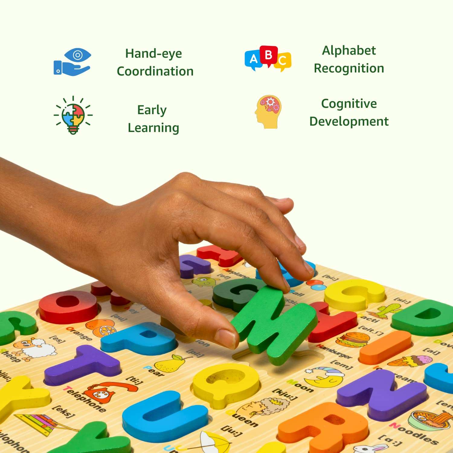 Capital ABC Puzzle Board