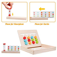 Wooden Four Color Logic Game Fruit and Shapes