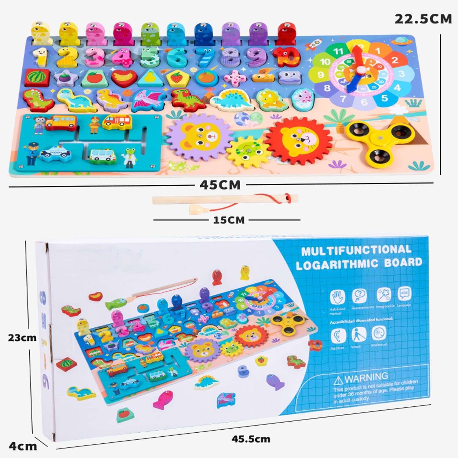 8 in 1 Wooden Montessori Puzzle