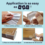 Table Corners Edge Protector (Pack of 4)