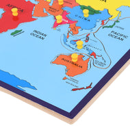 World Map Pin Board