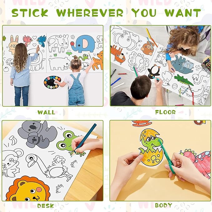 Drawing Roll, Coloring Paper Roll, 30 X 300 Cm (Different theme)