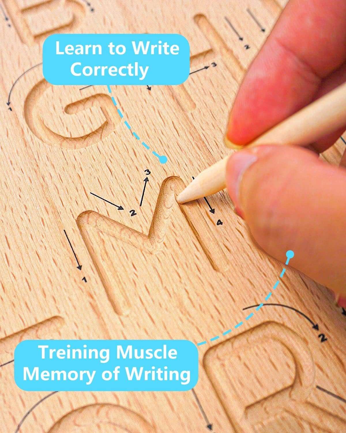 Double Side Alphabet Tracing Board