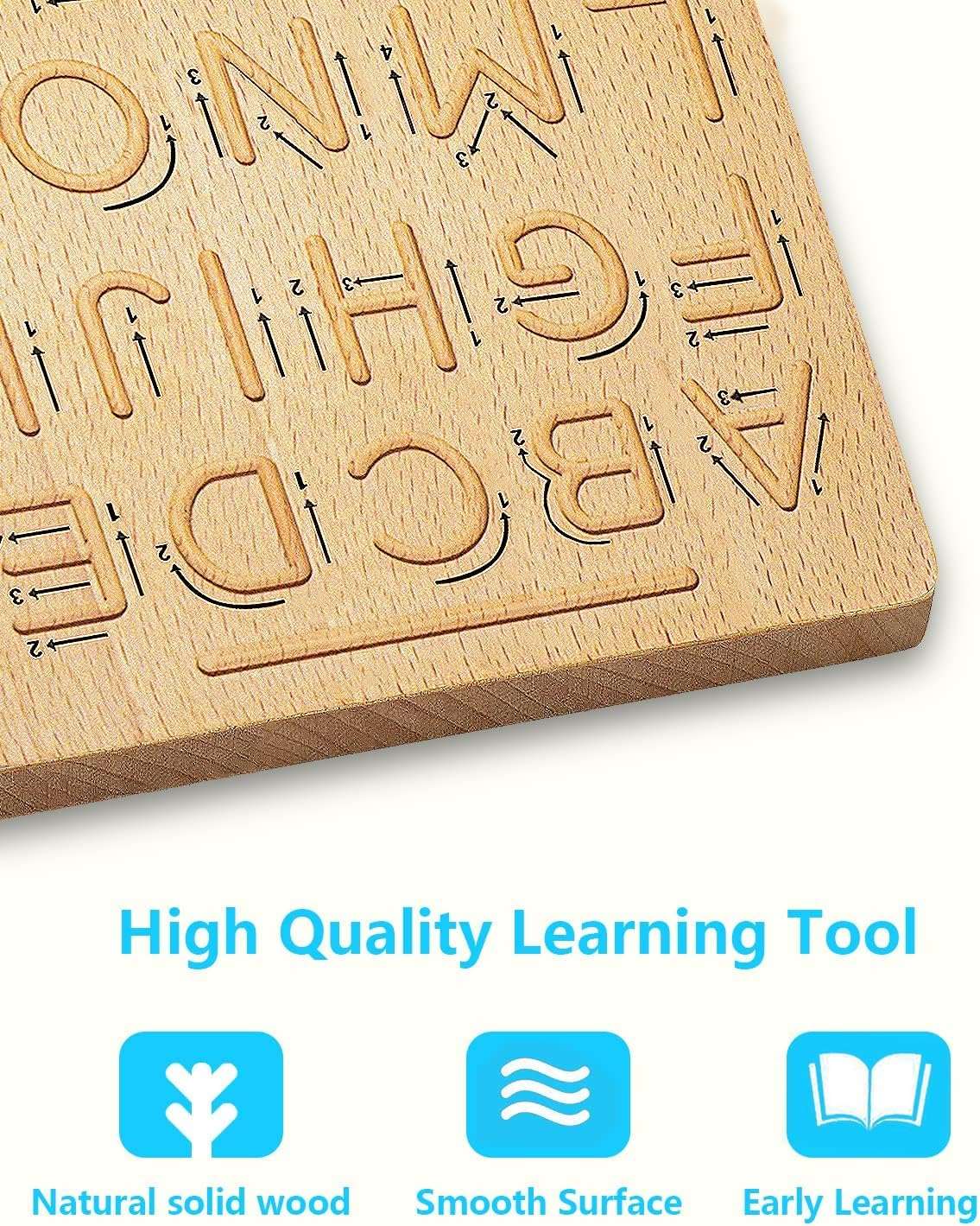 Double Side Alphabet Tracing Board