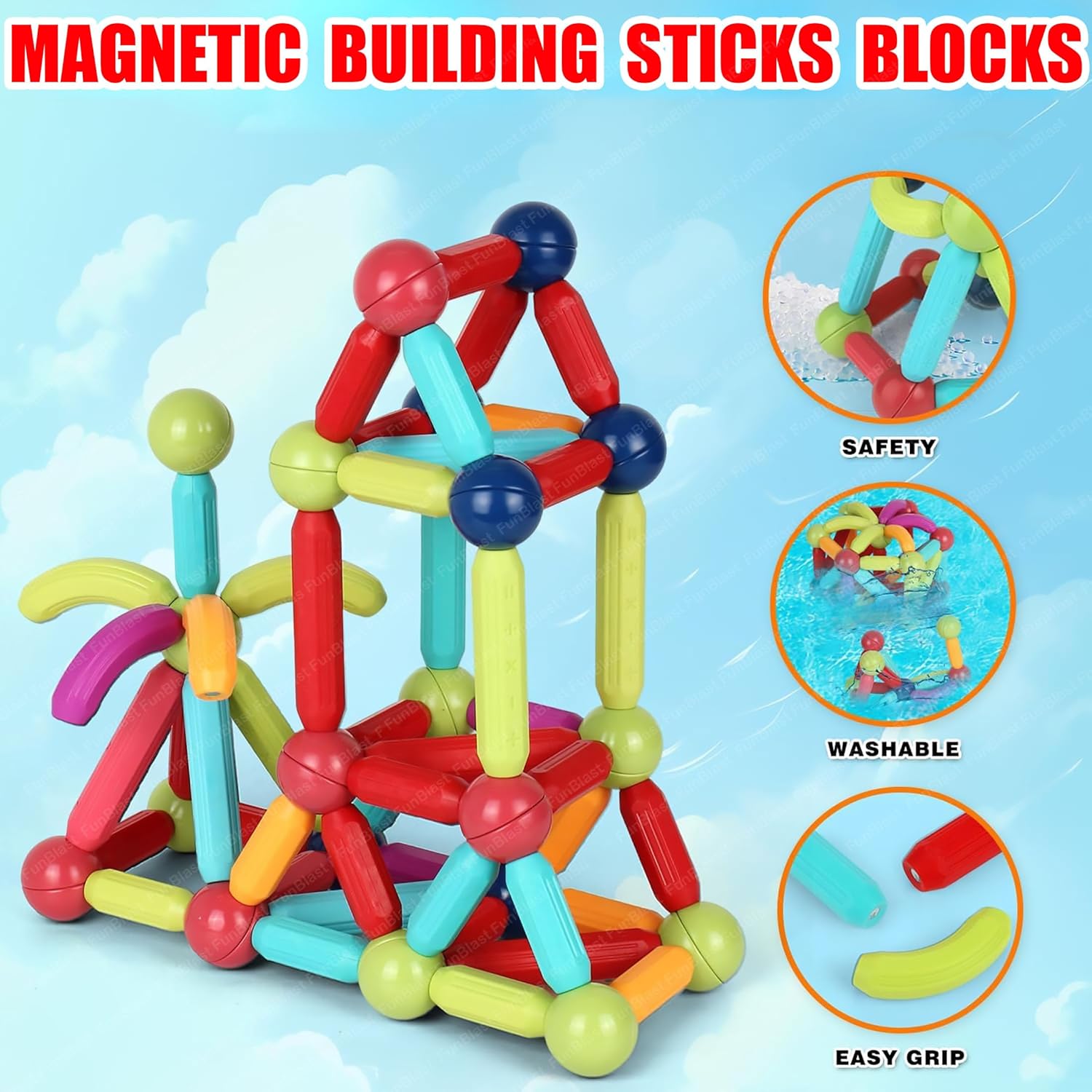 42 pcs Magnetic Bar