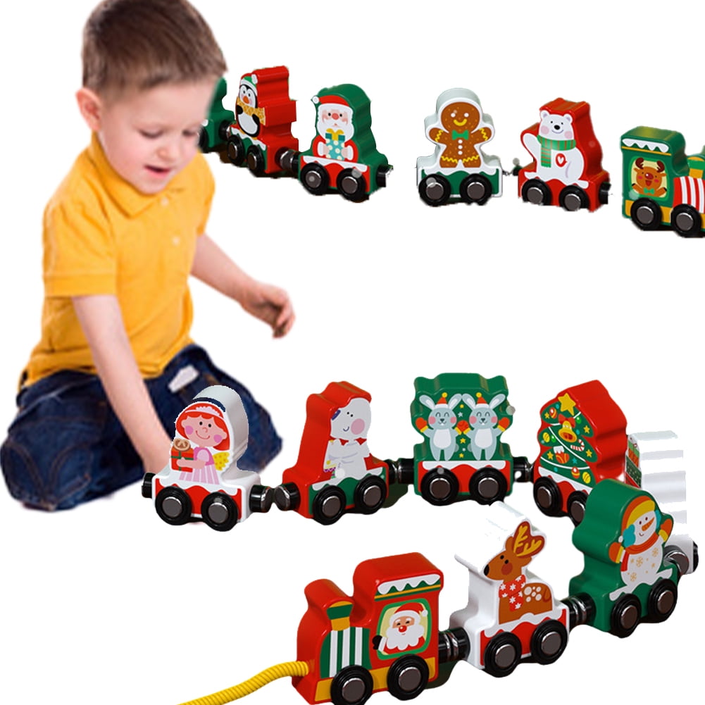 Christmas magnetic Train
