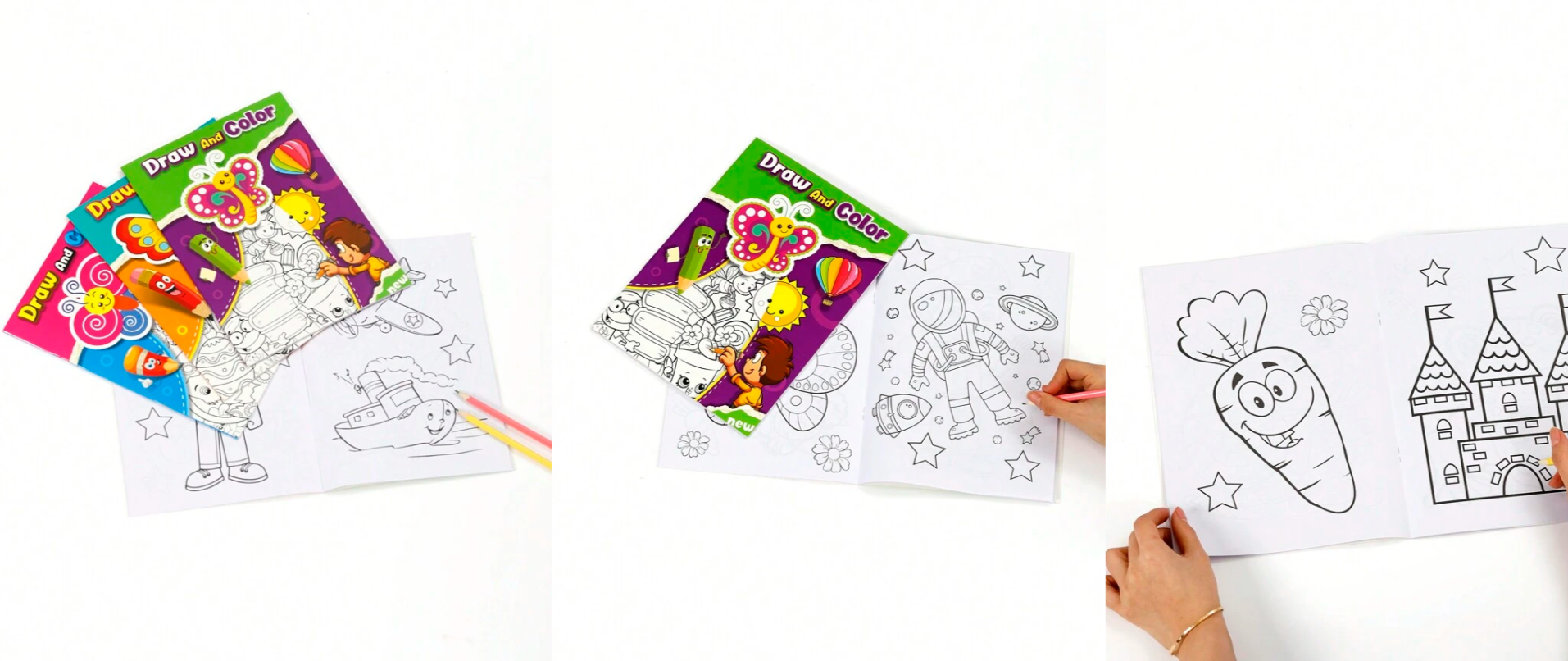 Draw & Color Book