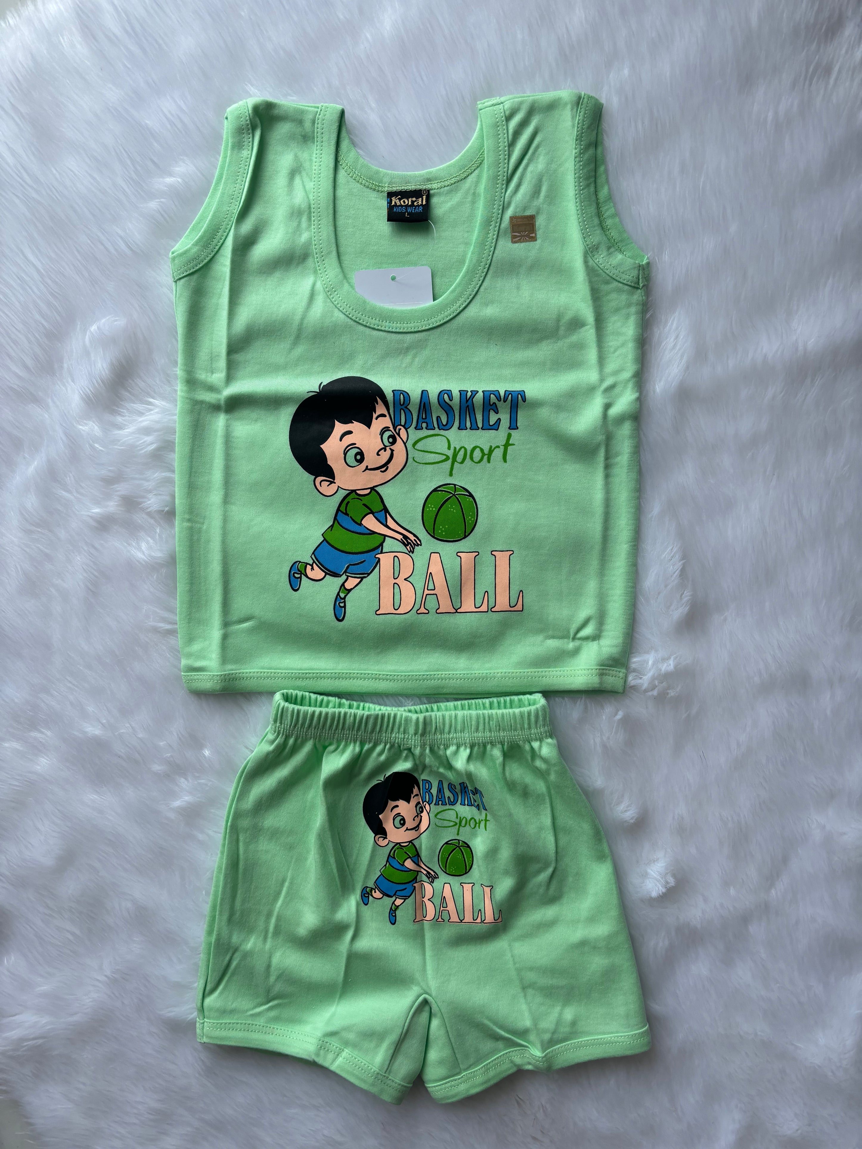 Sleeveless Top & Bottom Jabla Set