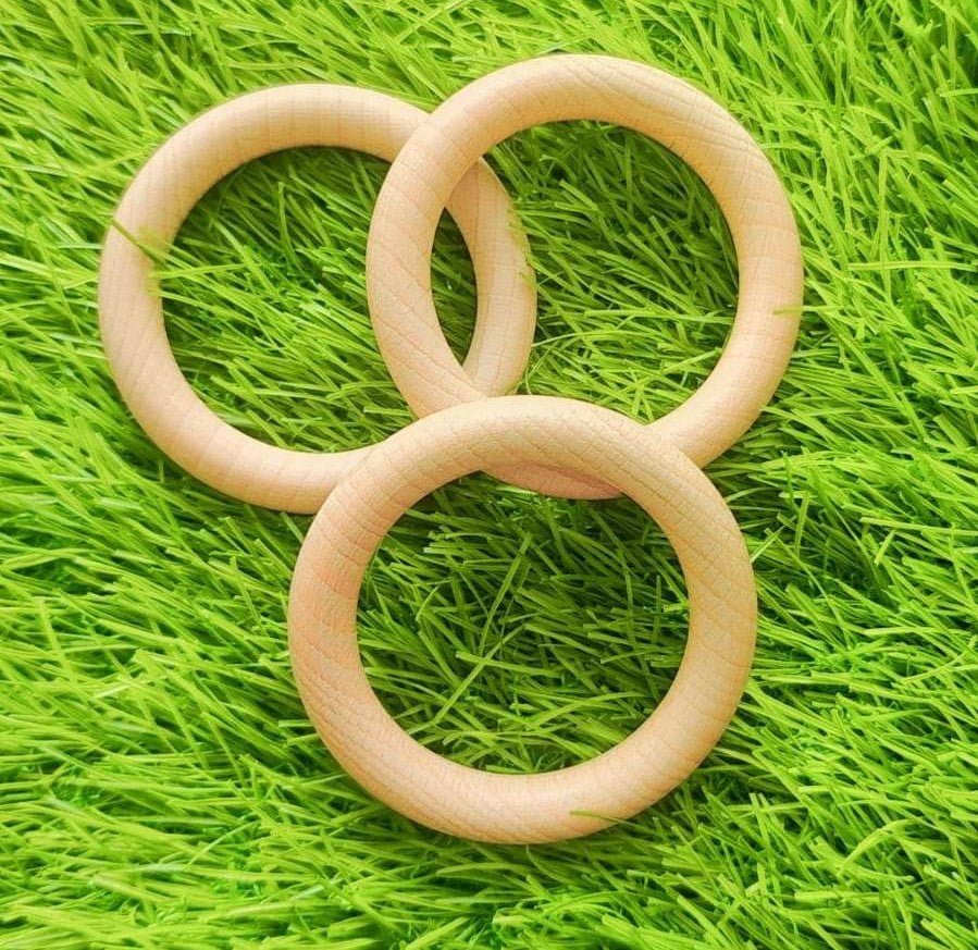 Beech Wood Ring Teether ( 1 pc)