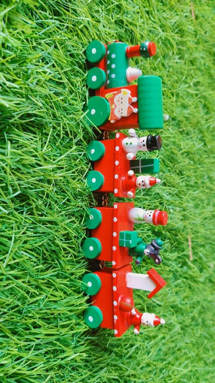 Wooden Christmas Train
