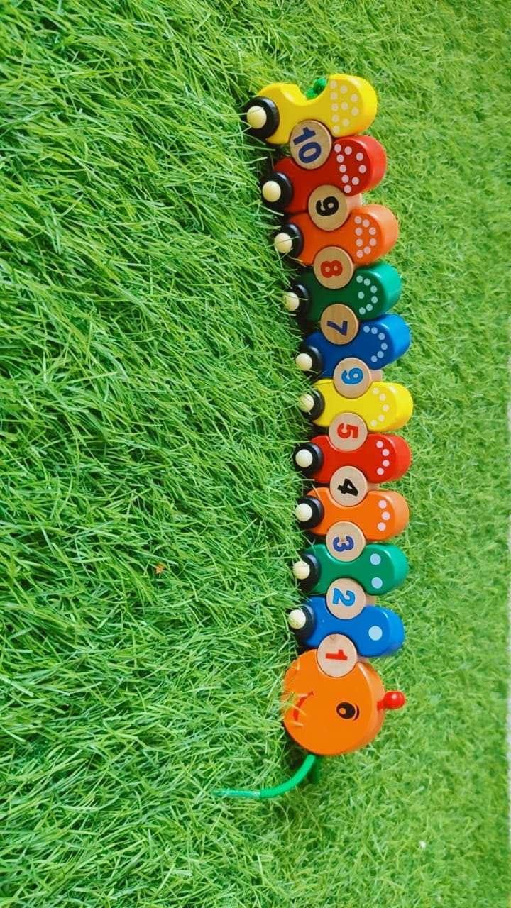 Wooden Number Train