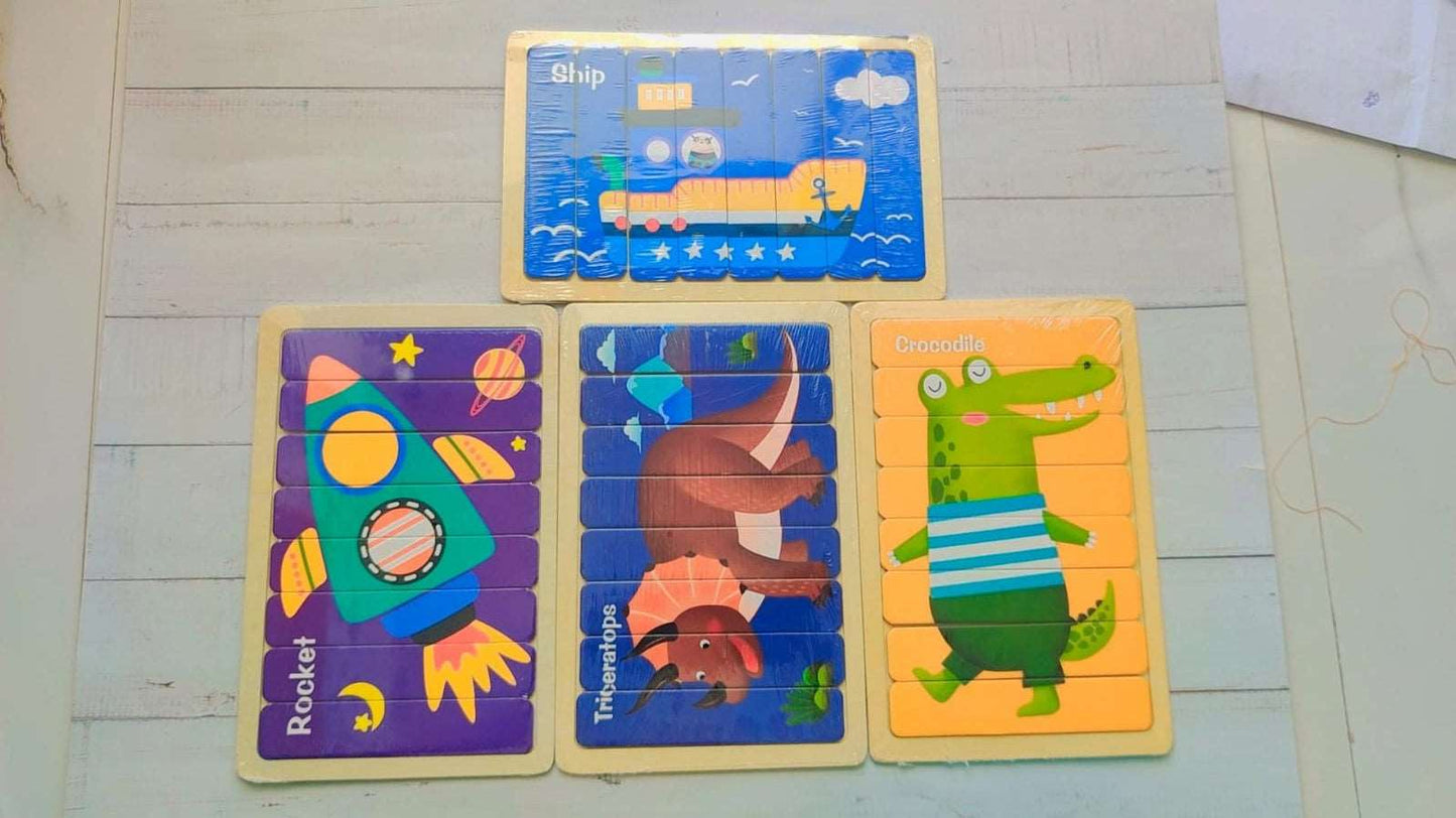 Sliding Puzzle - Rectangle (1 pc)