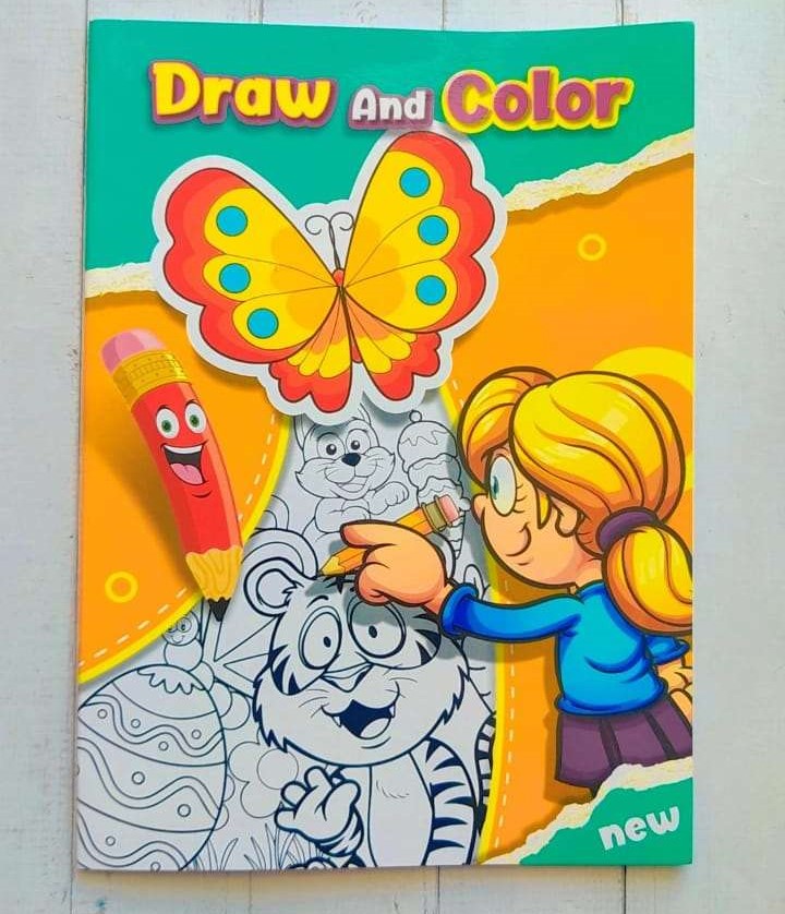 Draw & Color Book
