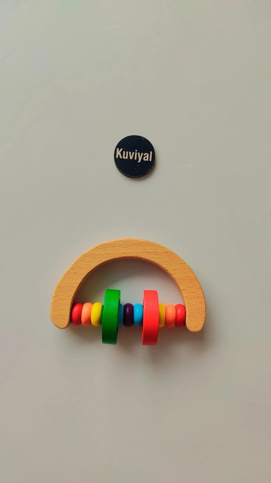 Wooden Color Rattle 1 pc - Random Design