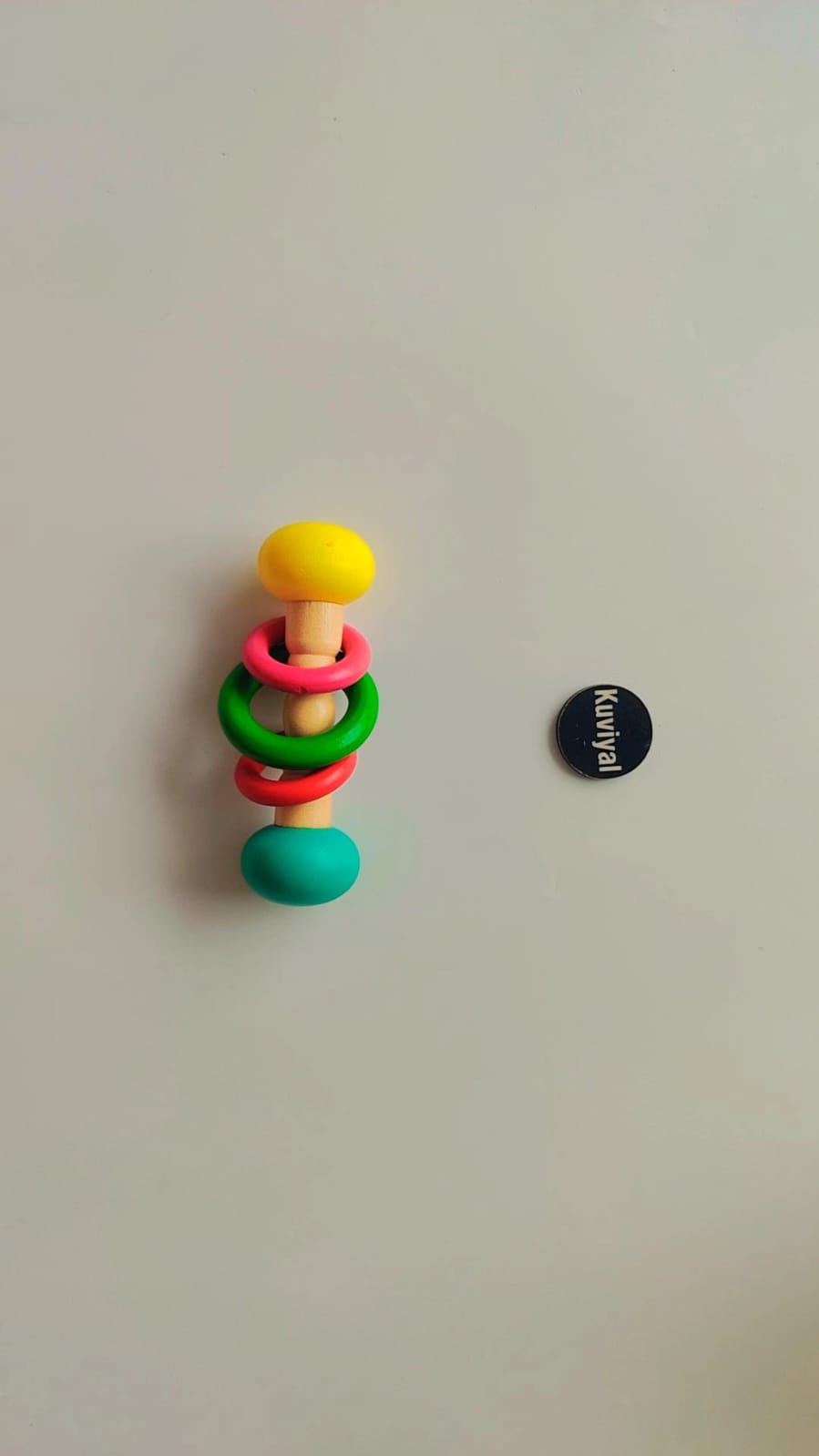 Wooden Color Rattle 1 pc - Random Design