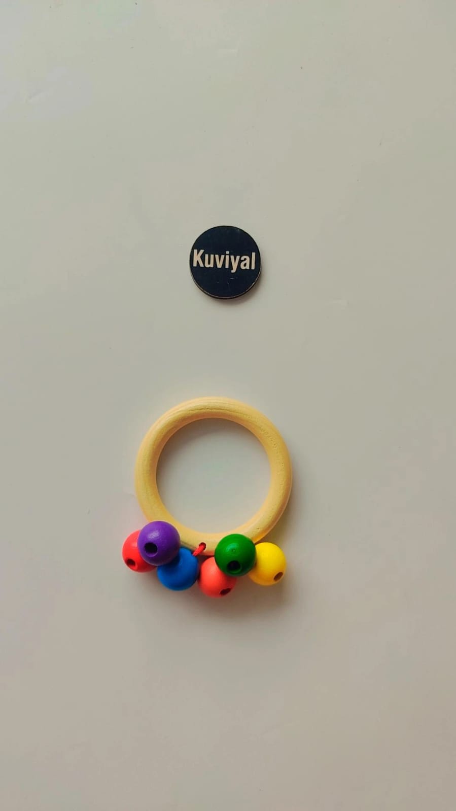 Wooden Color Rattle 1 pc - Random Design