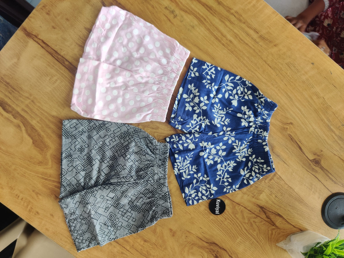 Infant Shorts (0-6) Months - Random Design (Pack of 3)