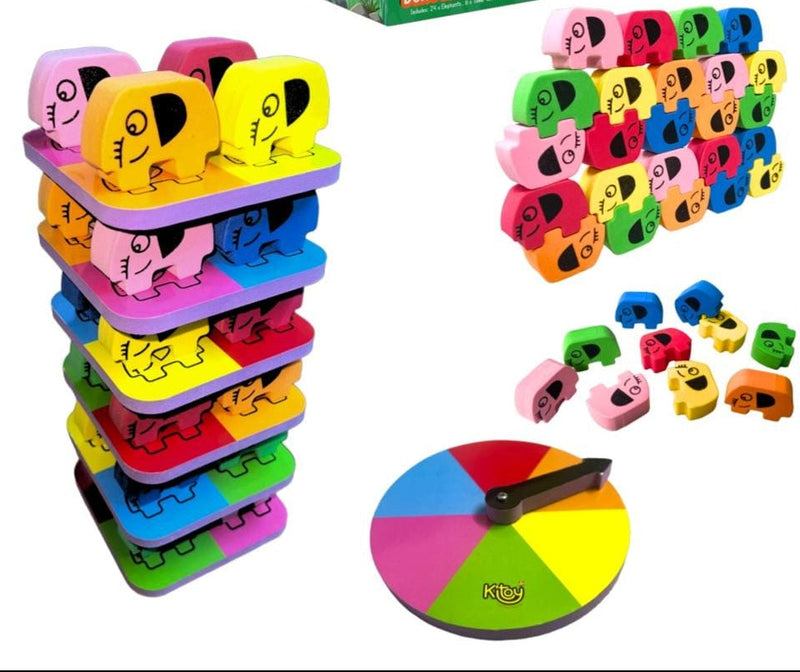 2 in 1 Elephant Stacking and Balancing