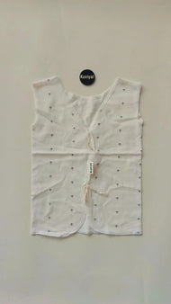 White printed Jabla Set