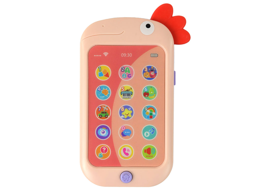 Educational Phone Learning English Pink Chicken