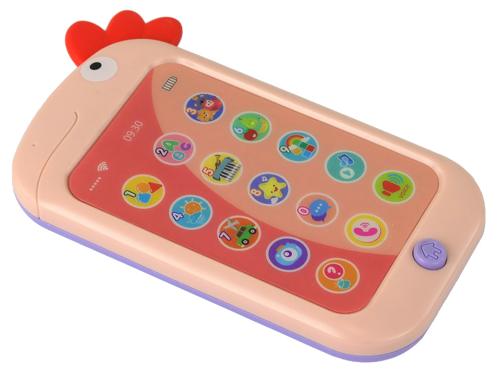 Educational Phone Learning English Pink Chicken