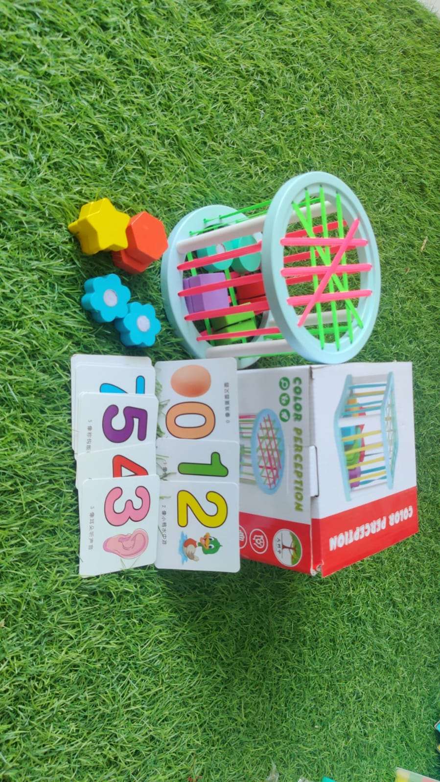 Wooden Color Sorting Stacking Rings