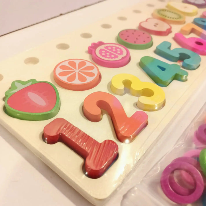 Rainbow Fruit Logarithmic Board