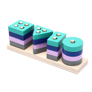 4 Shape Sorter - Mix Color