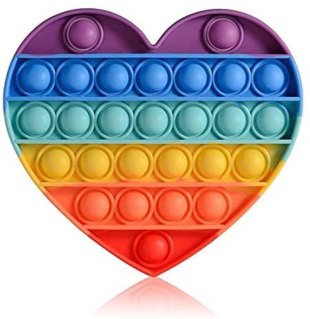 Pop It Fidget Toy - Heart Shape