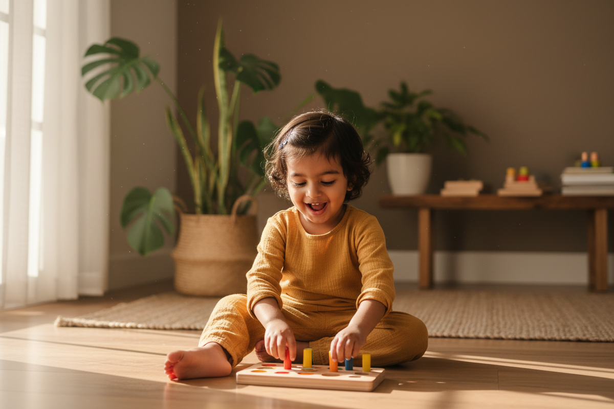 Age-Appropriate Play Ideas for Children 0–5: A Montessori-Inspired Guide
