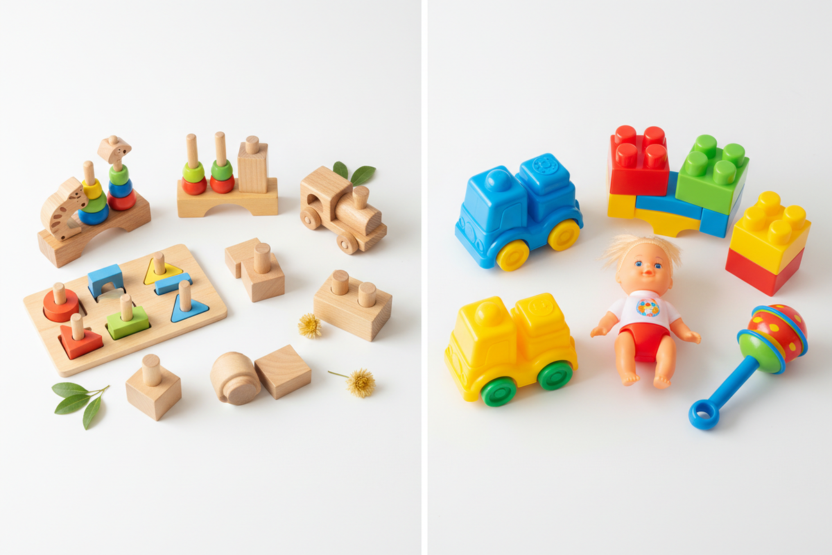 Eco-Friendly Wooden Toys vs Plastic Toys: A Parent's Guide