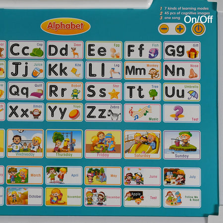 2 in 1 Playmat - Learning Tablet and White Board