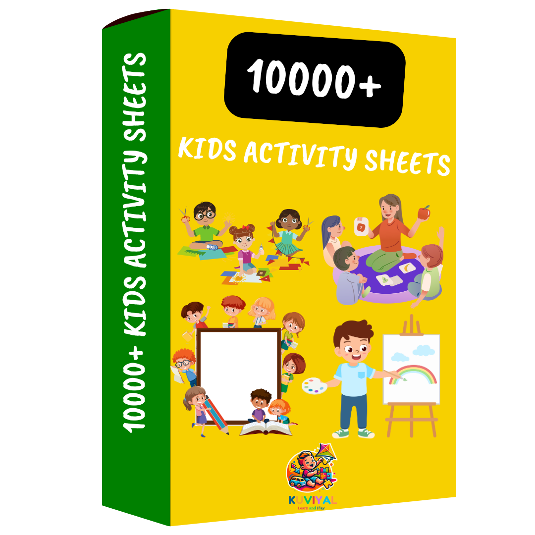 10000+ Printable Kids Worksheets (Digital Delivery)