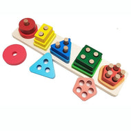 Gradient Five Shape Sorter