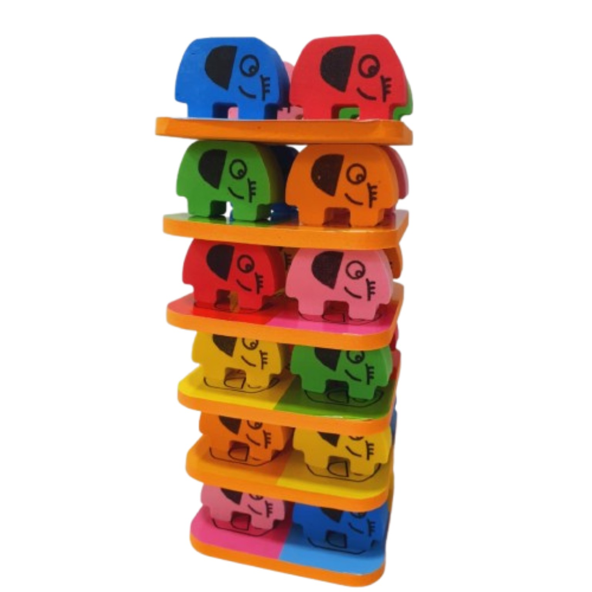 2 in 1 Elephant Stacking and Balancing