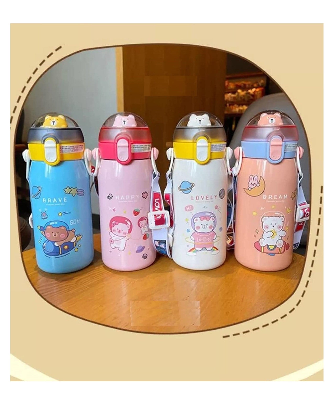 Cartoon Design Hot And Cold Water Bottle