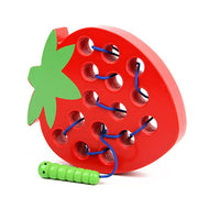 Wooden Lacing Threading Game