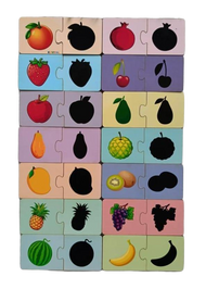 Shadow Matching Puzzle - Fruits