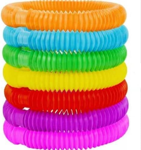 Pop Out Tubes Sensory Strechable Tubes Pop It Toy(12 pcs)