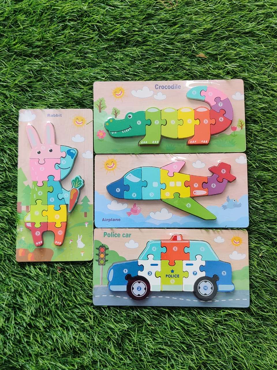 123 shape puzzle small  ( 1 pc)