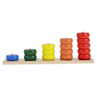 Wooden Stacking Ring 1-5 Set
