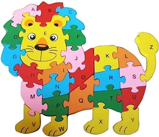 Small Lion Shape ABC Puzzle