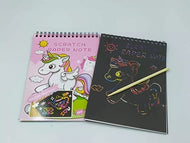 Unicorn Scratch Book