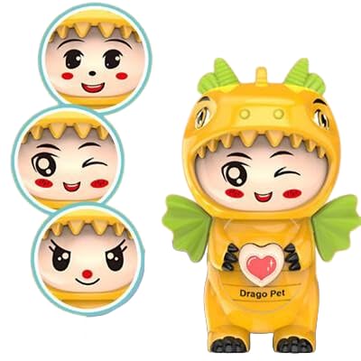 Face Changing Cartoon Keychain (1 Pc) (Random Color)