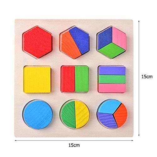 Geomentrice Shape Puzzle - 3 Set