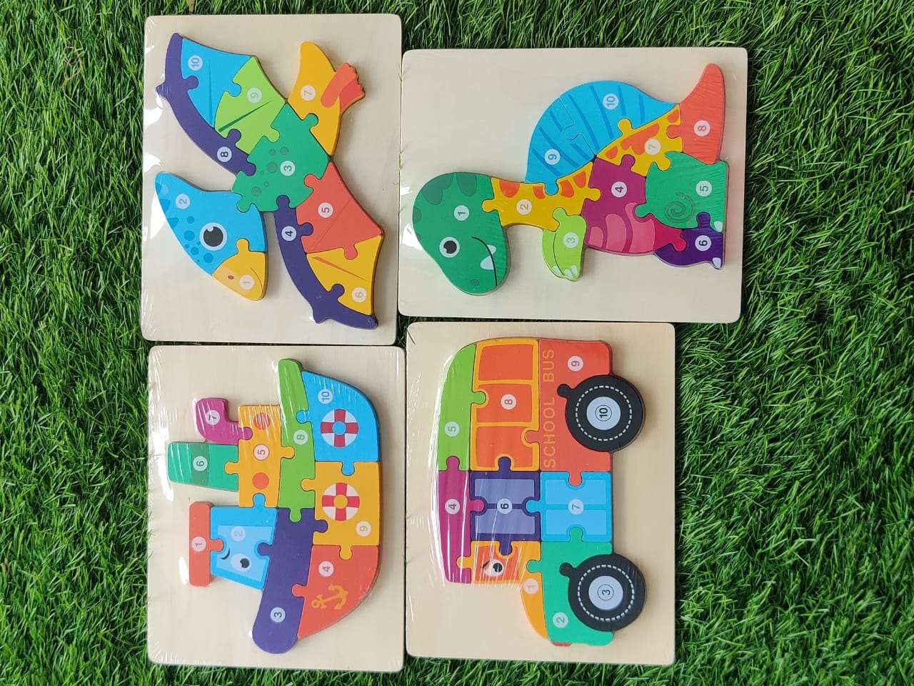 123 shape puzzle big ( 1 pc)